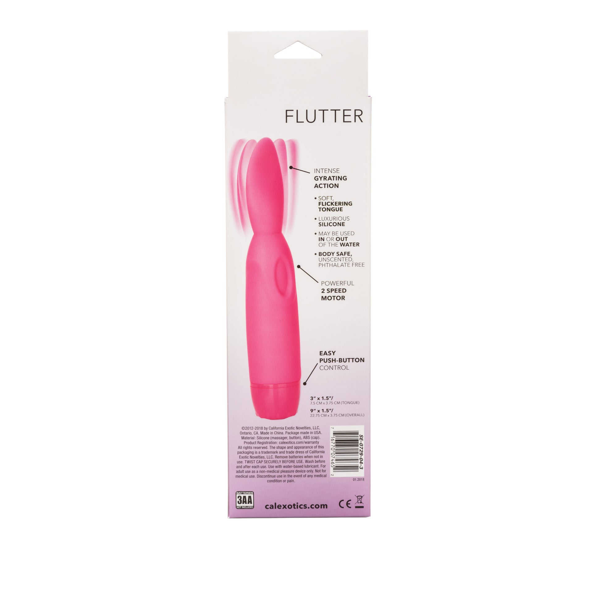 Gyration Sensations Flutter - Pink by CalExotics