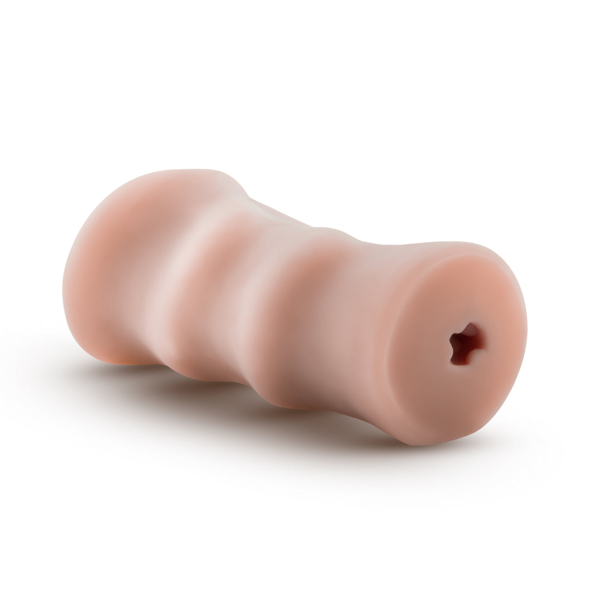 Blush X5 Men Anal Stroker — Palm-Sized, 5-Inch, Vanilla - BL-09523