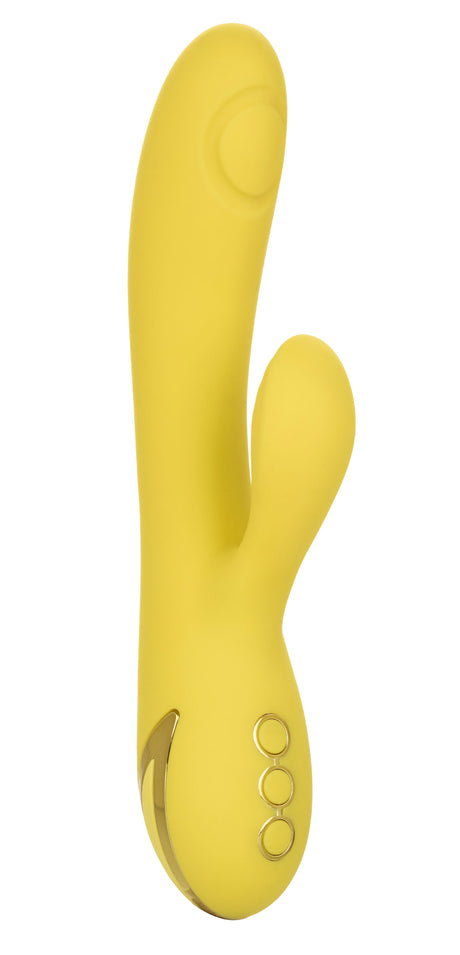 CalExotics California Dreaming San Diego Rabbit Vibrator, Yellow - SE4351053