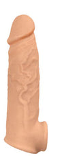 Nasstoys Natural Realskin Vibrating Penis Extender — Adds 3 Inches & 30% Girth - NW2957-1