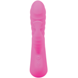Doc Johnson Mood Play Mini Power Rabbit Vibrator — Pink, 6.5 in - DJ1472-08-BX