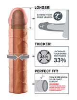Fantasy X-Tension Perfect 2-Inch Extension by Pipedream