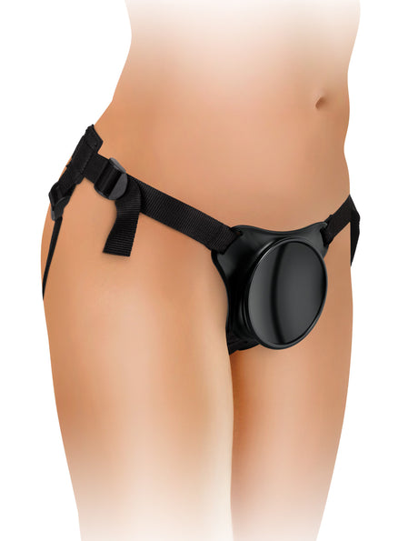 Pipedream King Cock Elite Body Dock Strap-On Harness - Black - PDBD101-23