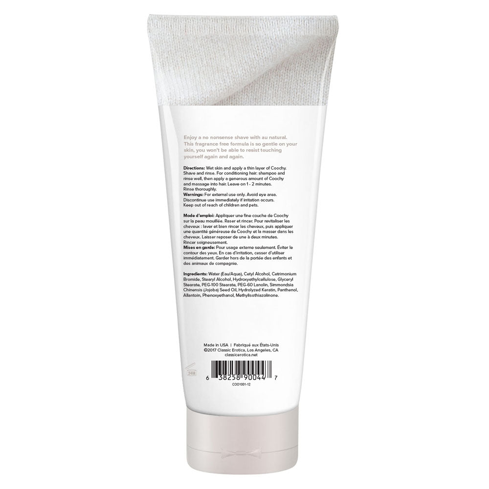 Classic Brands Coochy Au Natural Shave Cream, 12.5 fl oz - COO1001-12