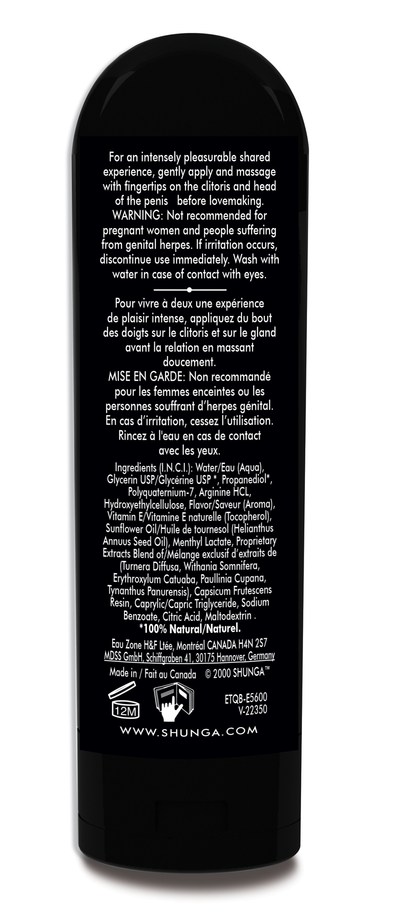 Lotus Noir - Sensitizing Gel for Lovers - 2 Fl. Oz. / 60 ml by Shunga