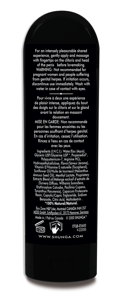 Lotus Noir - Sensitizing Gel for Lovers - 2 Fl. Oz. / 60 ml by Shunga