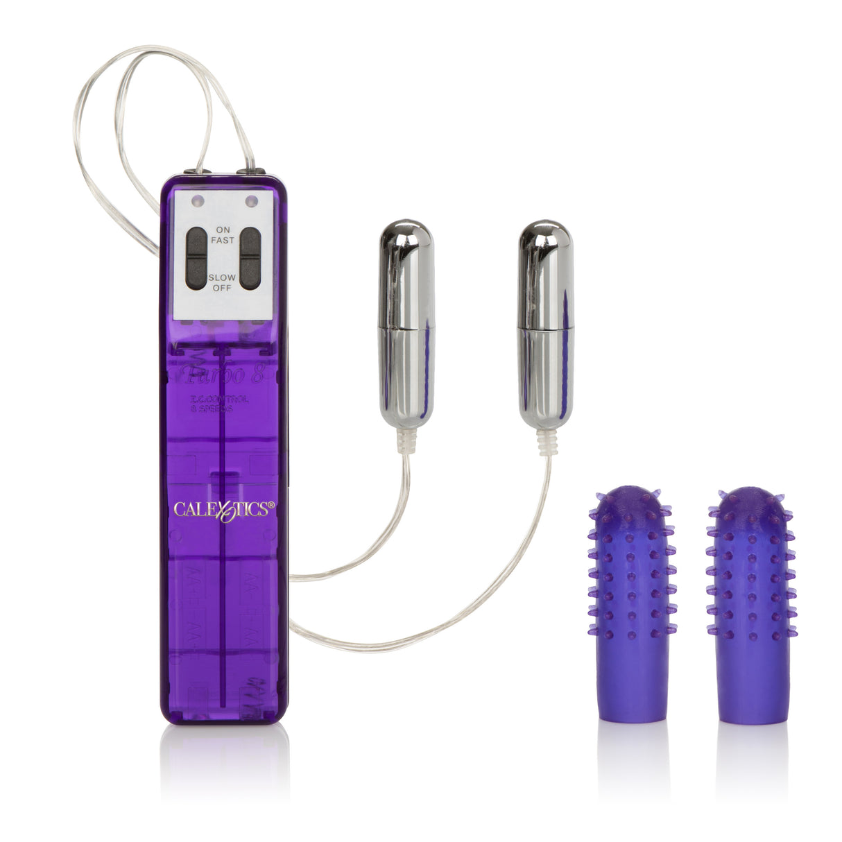 CalExotics Turbo 8 Accelerator Double Bullet Stimulator - SE1117202