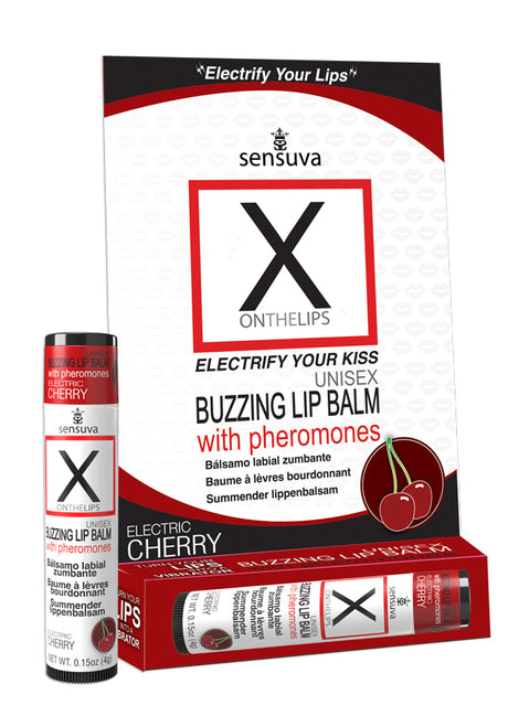 Sensuva X On The Lips Pheromone Lip Balm — Cherry - SEN-VL204-ML