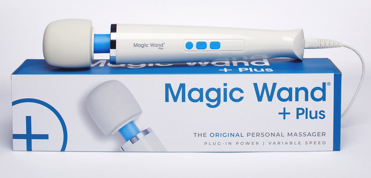 Magic Wand Plus Corded Massager — White, Variable Speed - HV-265