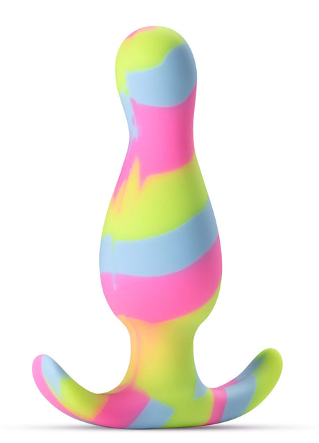 Blush Avant Kaleido Anal Plug — Platinum-Cured Silicone, Lime - BL-18500