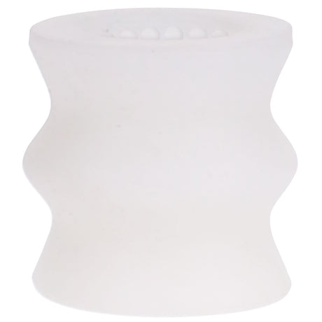 Doc Johnson GoodHead Helping Head Mini Silicone Stroker, Frost - DJ0682-27-CD