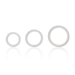 CalExotics Silicone Support Rings — Clear Set of 3 - SE1455202