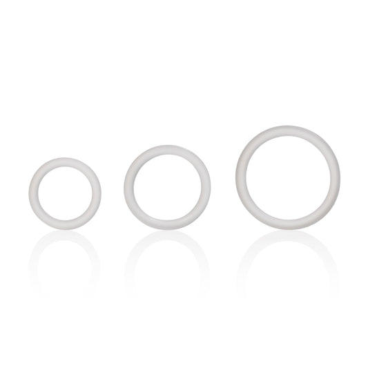 CalExotics Silicone Support Rings — Clear Set of 3 - SE1455202