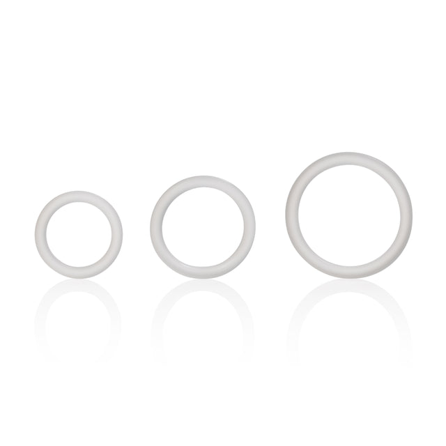 CalExotics Silicone Support Rings — Clear Set of 3 - SE1455202