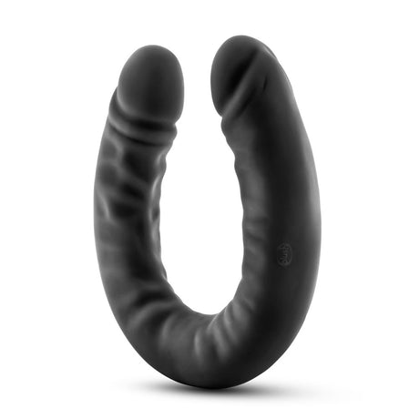 Blush Ruse Double-Headed Silicone Dildo — 18 Inch, Black - BL-32395