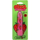 Doc Johnson Goodhead Buzz Buddies 5 Inch Multi-Speed Vibe - Strawberries - DJ1370-01-CD