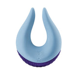 Femme Funn Volea Clitoral Stimulator — Light Blue / Dark Purple - FF-1036-09
