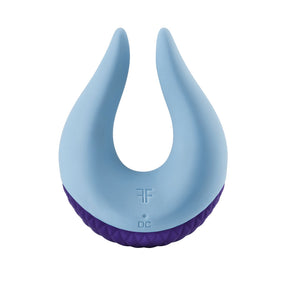 Femme Funn Volea Clitoral Stimulator — Light Blue / Dark Purple - FF-1036-09