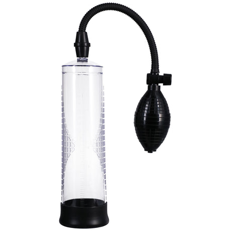 Doc Johnson Rock Solid Classic Penis Pump — Black/Clear - DJ3705-03-BX