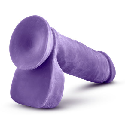Au Natural - Bold - Hero - 8 Inch Dildo - Purple by Blush