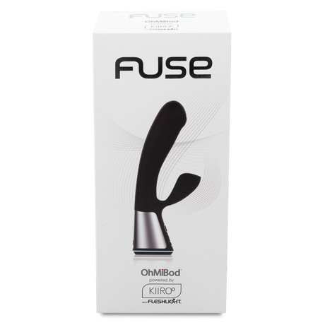 Kiiroo OhMiBod Fuse Dual-Stim Vibrator — Black - KR6394