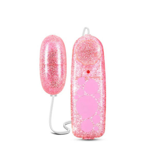 Blush B Yours Glitter Power Bullet Pink Mini Vibrator - BL-05520