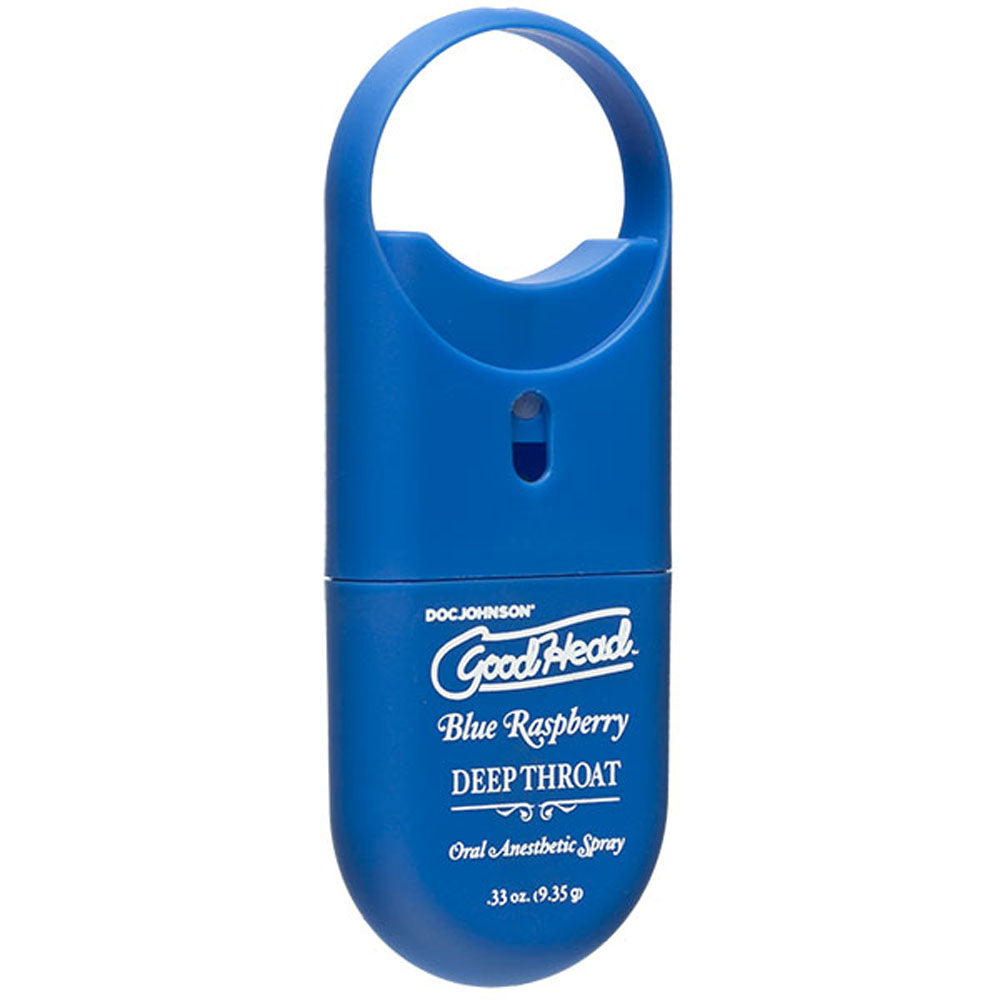Goodhead - Deep Throat Spray to-Go - Blue Raspberry - .33 Oz. by Doc Johnson