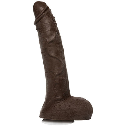 Jason Luv - 10 Inch Ultraskyn Cock With Removable Vac-U-Lock Suction Cup - Chocolate by Doc Johnson