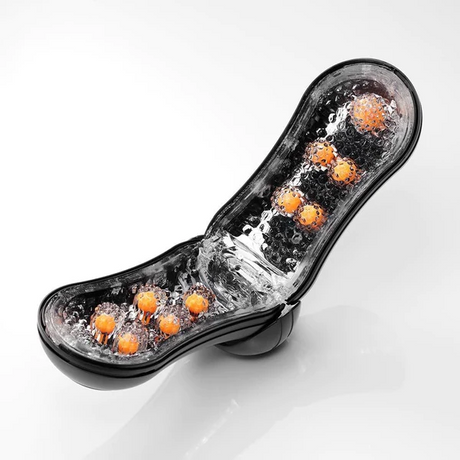 Tenga Flip Orb Strong Reusable Masturbator — Orange - TN523