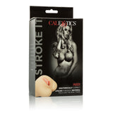 CalExotics Stroke It Pussy — Ivory Closed-End Masturbator - SE0912053