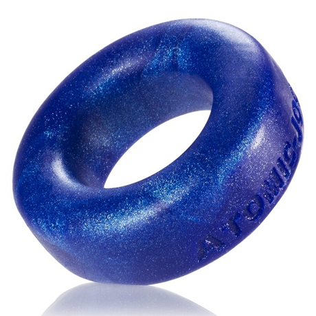 OXBALLS COCK-T Smoosh Comfort Cock Ring — Blue, Pure Platinum Silicone - OX-AJ1003-BLB