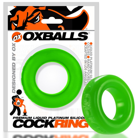 OXBALLS COCK-T Pure Platinum Silicone Cock Ring — 4.25 in Inner - OX1333