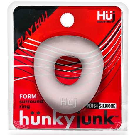 Hunkyjunk FORM Cockring — Comfort Fit, Clear Ice - HUJ-132-CLRICE