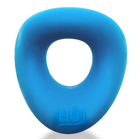 Hunkyjunk FORM Cock Ring — Teal Ice, Plus+SILICONE Blend - HUJ1400