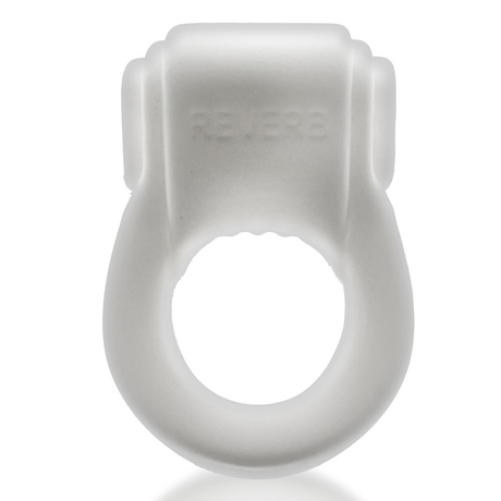 Hunkyjunk RevRing Cock Ring with Vibe — White Ice - HUJ1486