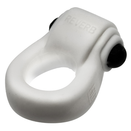 Hunkyjunk RevRing Cock Ring with Vibe — White Ice - HUJ1486