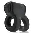 Hunkyjunk RevHammer Shaft Vibe Ring — Tar Ice with Red Vibe - HUJ-135-TARICE