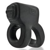 Hunkyjunk RevHammer Shaft Vibe Ring — Tar Ice with Red Vibe - HUJ-135-TARICE
