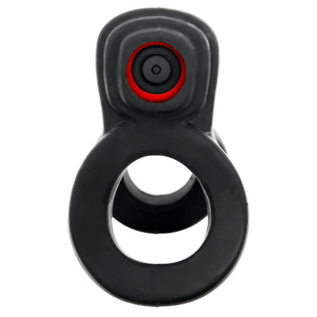Hunkyjunk RevHammer Shaft Vibe Ring — Tar Ice with Red Vibe - HUJ-135-TARICE