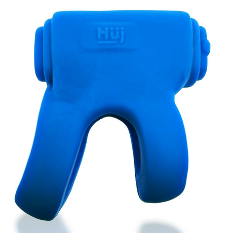 Hunkyjunk REVHAMMER Shaft Vibe Ring — Teal Ice with Black Vibe - HUJ1516