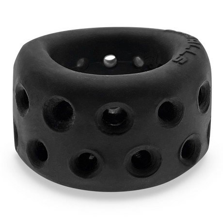 OXBALLS AIRBALLS Air-Lite Ballstretcher — Black Ice (2 in) - OX-3084-BLKICE
