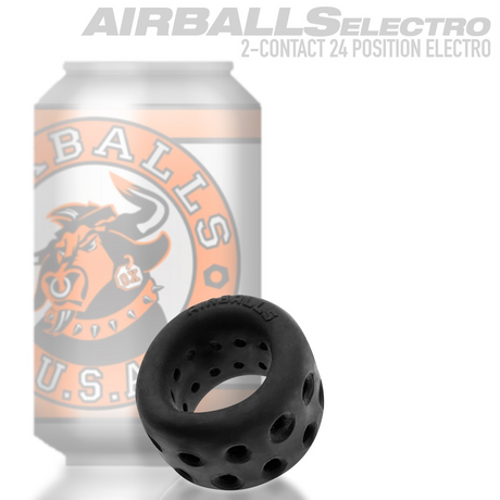 OXBALLS AIRBALLS Air-Lite Ballstretcher — Black Ice (2 in) - OX-3084-BLKICE