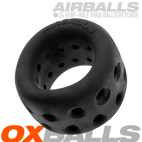 OXBALLS AIRBALLS Air-Lite Ballstretcher — Black Ice (2 in) - OX-3084-BLKICE