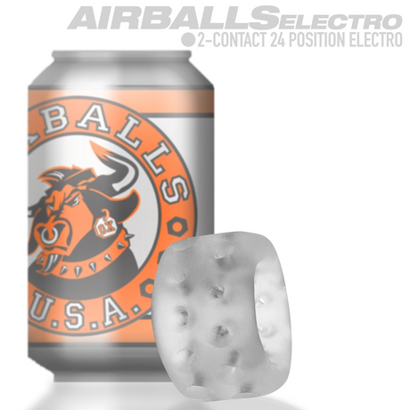 OXBALLS AirBalls Ball Stretcher — Clear Ice (2 in) - OX-3084-CLRICE