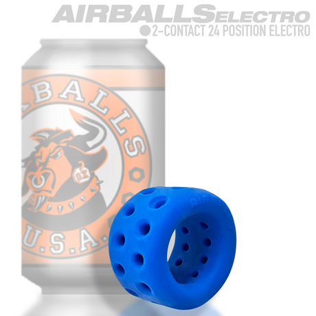OXBALLS AIRBALLS Ballstretcher — plus+SILICONE, Pool Ice - OX-3084-POLICE