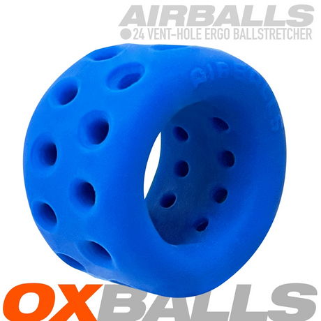 OXBALLS AIRBALLS Ballstretcher — plus+SILICONE, Pool Ice - OX-3084-POLICE