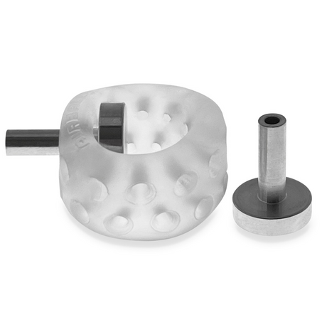 OXBALLS Airballs Electro Ball Stretcher — Clear Ice - OX-3084-ELEC