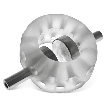 OXBALLS Airballs Electro Ball Stretcher — Clear Ice - OX-3084-ELEC