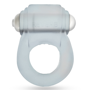 OXBALLS GlowDick LED Cockring — Clear Ice, Plus+SILICONE™ - OX-3095-CLRICE