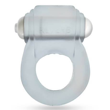 OXBALLS GlowDick LED Cockring — Clear Ice, Plus+SILICONE™ - OX-3095-CLRICE
